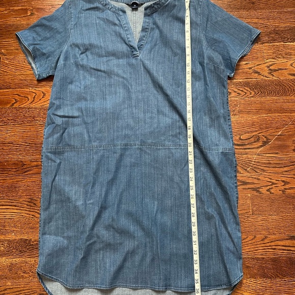 Lands' End Blue Short Sleeve Dress - Picture 2 of 4